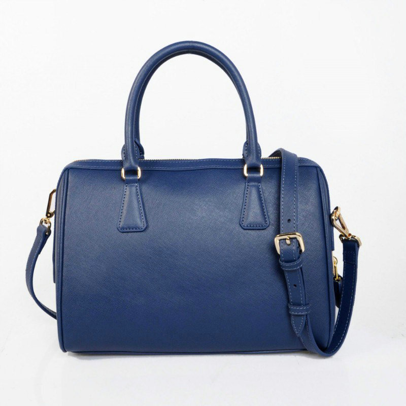 2014 Prada Saffiano Leather 32cm Two Handle Bag BL0823 royablue for sale